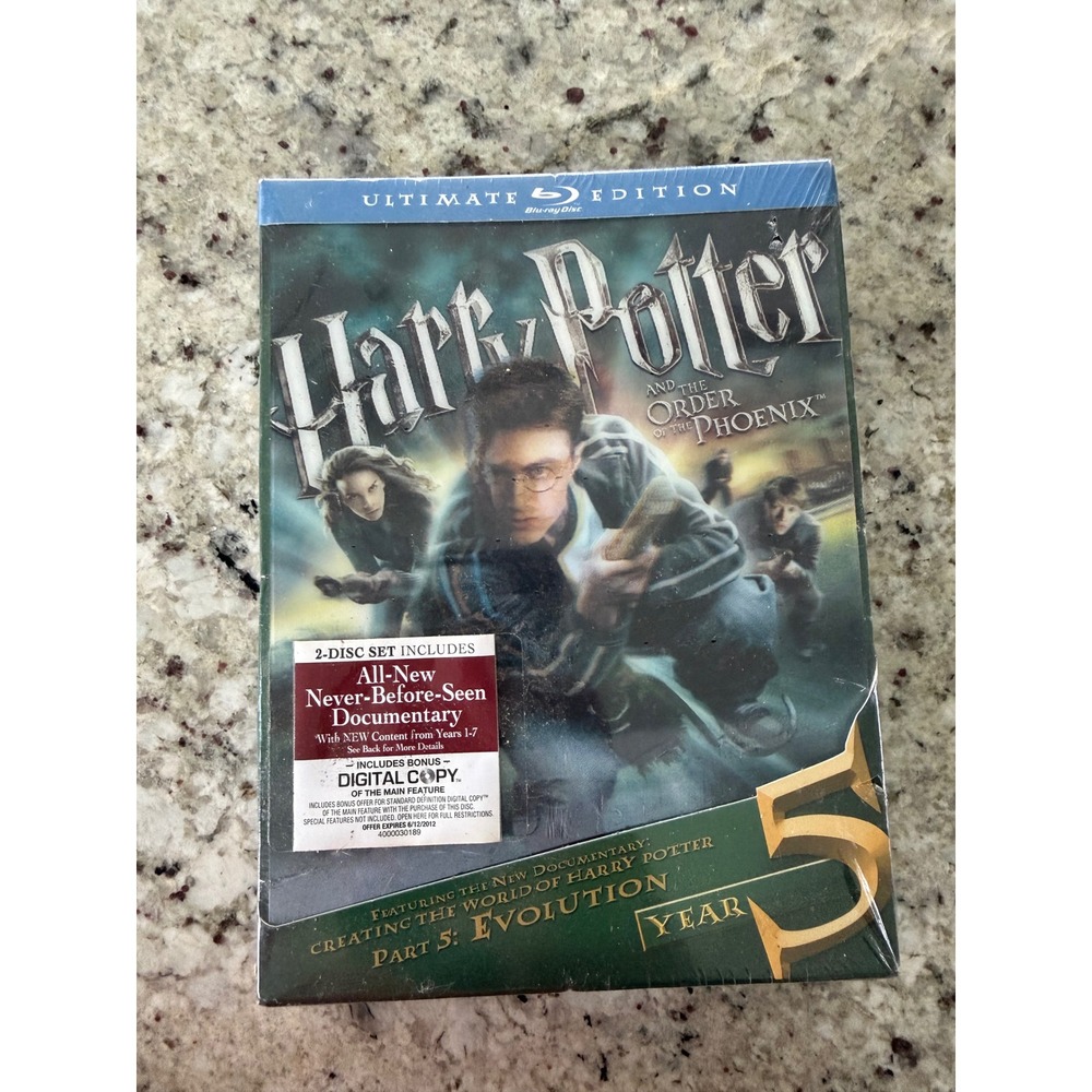 Harry Potter Order Phoenix Ultimate Edition Blu-ray Year 5 NEW SEALED OOP